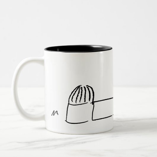 White Breckland Astro Tasse (ohne Text) (Links)