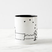White Breckland Astro Tasse (ohne Text) (Mittel)