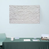 White Brick Wall Background Banner (Messeveranstaltung)