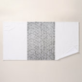 WHITE BRICK WALL BADEHANDTUCH (Badehandtuch)