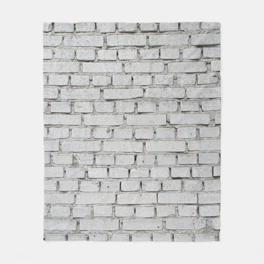 WHITE BRICK WALL FLEECEDECKE (Vorderseite)