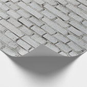 WHITE BRICK WALL GESCHENKPAPIER (Ecke)