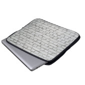 WHITE BRICK WALL LAPTOPSCHUTZHÜLLE (Vorne Knopf)