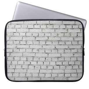 WHITE BRICK WALL LAPTOPSCHUTZHÜLLE