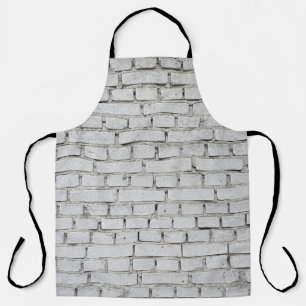WHITE BRICK WALL SCHÜRZE