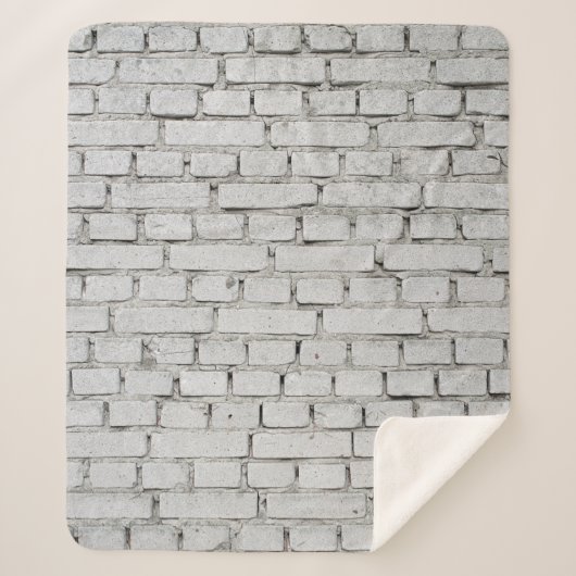 WHITE BRICK WALL SHERPADECKE (Vorderseite)