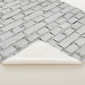 WHITE BRICK WALL SHERPADECKE (3/4)