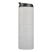 White brick wall thermosbecher (Nach rechts gedreht)