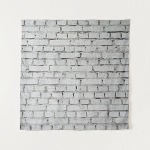 WHITE BRICK WALL WANDTEPPICH