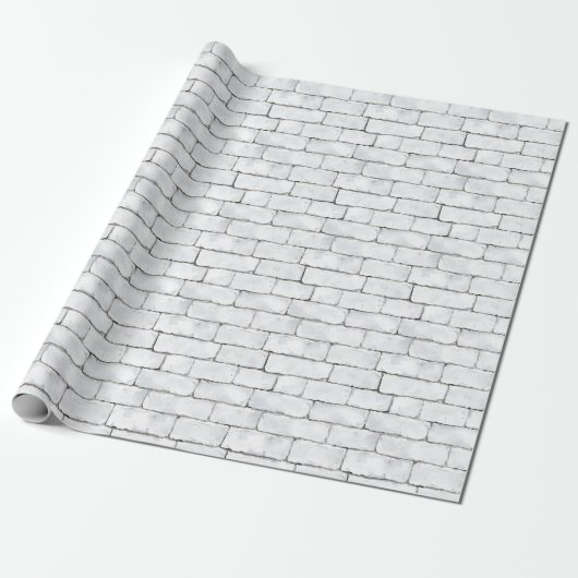 White Bricks Geschenkpapier (Ungerollt)