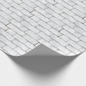 White Bricks Geschenkpapier (Ecke)