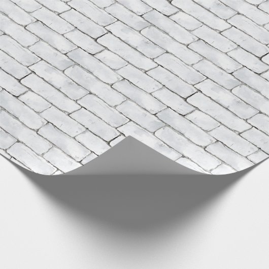 White Bricks Geschenkpapier (Ecke)