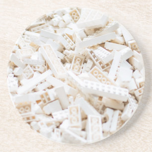 white bricks getränkeuntersetzer