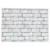 White Bricks Große Geschenktüte (Rückseite)