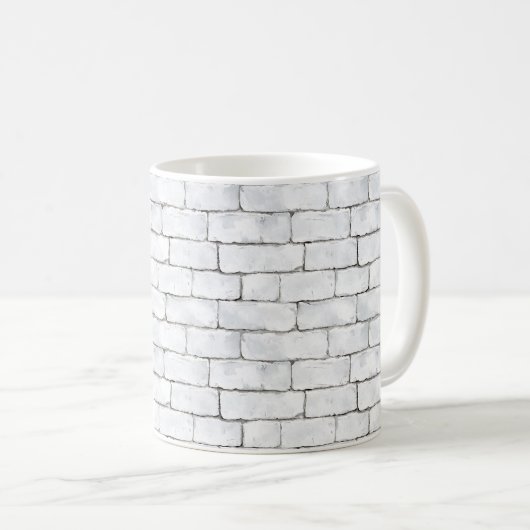 White Bricks Kaffeetasse (VorderseiteRechts)
