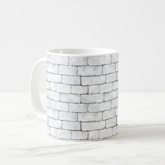 White Bricks Kaffeetasse (Vorderseite Links)