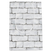 White Bricks Mittlere Geschenktüte (Vorderseite)