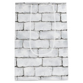 White Bricks Mittlere Geschenktüte (Rückseite)