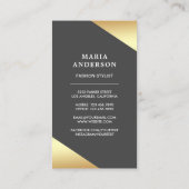 White Bridal Dress Form Mannequin Fashion Stylist Visitenkarte (Rückseite)