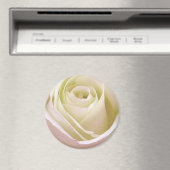 White Bridal Rose Magnet (In Situ (Geschirrspüler))