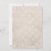 White Bridesmaids Luncheon Einladung (Rückseite)