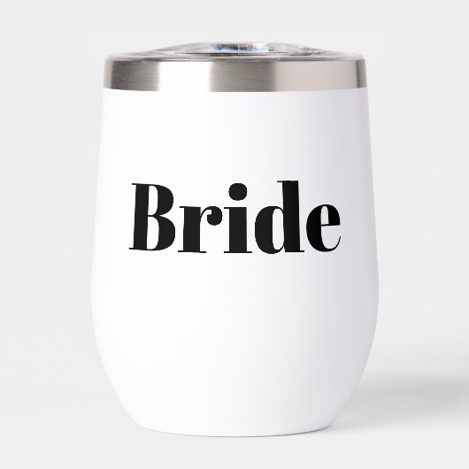 White Bridge Stemless Wine Tumbler (Vorderseite)