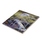 White Bridge von John Twachtman Fliese (Seite)