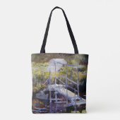 White Bridge von John Twachtman Tasche (Rückseite)