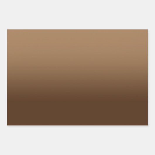 White Brown Grau und Light Brown Ombre Mix Geschenkpapier Set (Vorderseite 2)