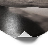 White Brown Horses Sepia Horse Fotodruck (Ecke)