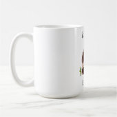 White Brown Niedlich Panda Liebe Mama Tasse (Links)