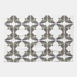 White Brown Red Shouldred Hawk Küchentuch