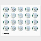 White Buddha Sticker (Blatt)
