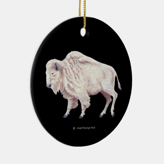 White Buffalo Keramikornament (Rechts)
