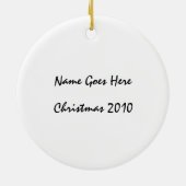 White Buffalo Keramikornament (Hinten)