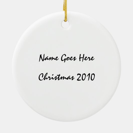 White Buffalo Keramikornament (Hinten)