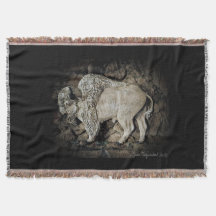 "White Buffalo" Original Kunst Kunstdruckdecke