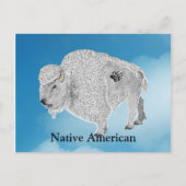 White Buffalo Postcard Postkarte (Vorderseite)
