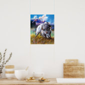 White Buffalo Poster (Küche)