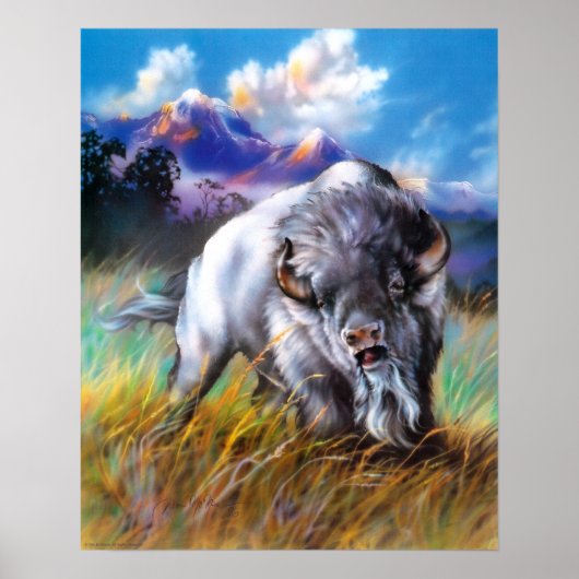 White Buffalo Poster (Vorne)