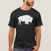 White Buffalo Silhouette Shadow Beast T-Shirt (Vorderseite)