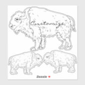 White Buffalo Thunder_Cove Aufkleber (Blatt)
