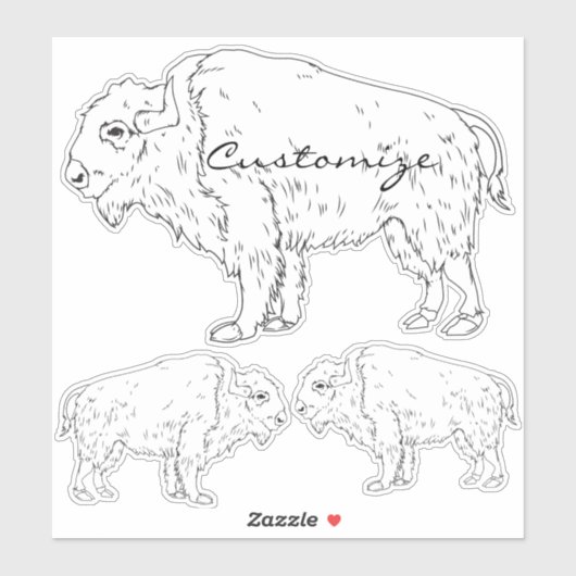 White Buffalo Thunder_Cove Aufkleber (Blatt)