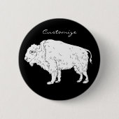 White Buffalo Thunder_Cove Button (Vorderseite)