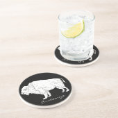 White Buffalo Thunder_Cove Getränkeuntersetzer (Seite)