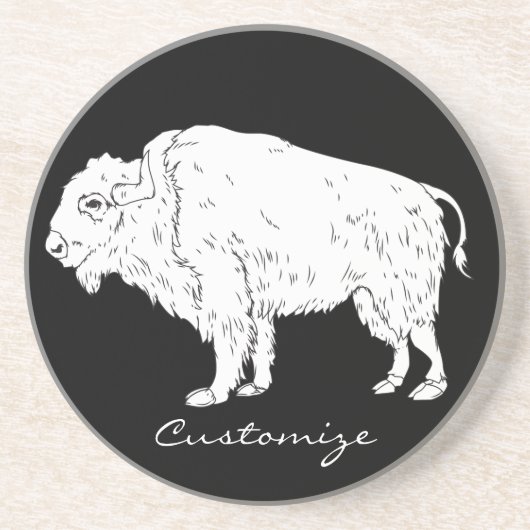 White Buffalo Thunder_Cove Getränkeuntersetzer (Vorne)