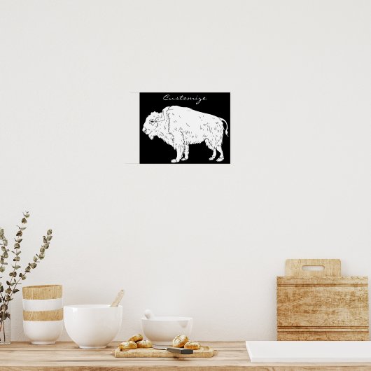 White Buffalo Thunder_Cove Poster (Küche)