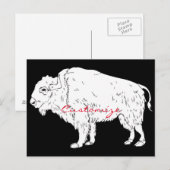 White Buffalo Thunder_Cove Postkarte (Vorne/Hinten)