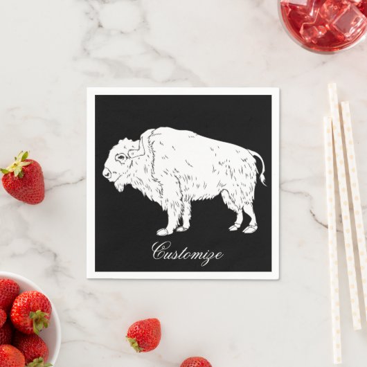 White Buffalo Thunder_Cove Serviette (Beispiel)