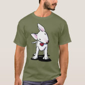 White Bull Terrier T-Shirt (Vorderseite)